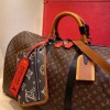 LV M56855 Louis Vuitton Keepall Bandouliere 50