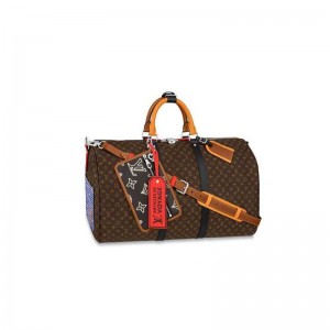 LV M56855 Louis Vuitton Keepall Bandouliere 50